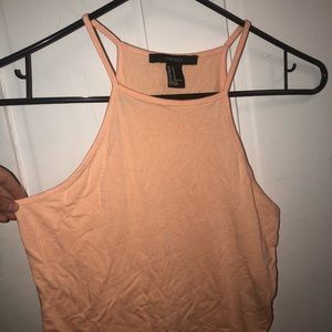 Peach/ orange crop top